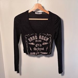 Adika hard rock old school crop top